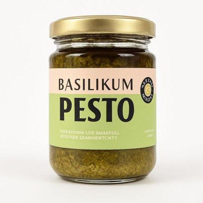 Hovedbilde Dardanos Fine Foods Basilikum-pesto 140g